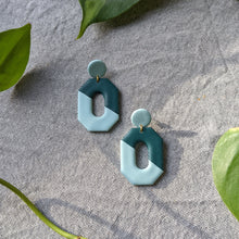 Load image into Gallery viewer, Geo Earrings - Sage